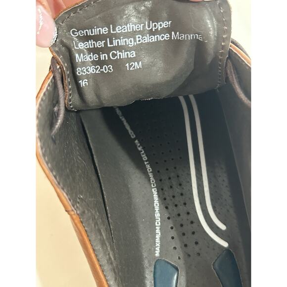 Nunn Bush Size 12 M Comfort Gel Memory Foam Men’s Brown Leather Shoes main image 7